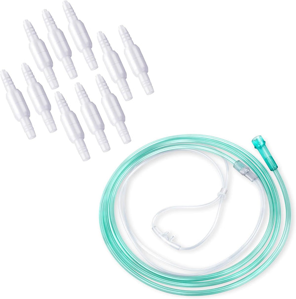 Wholsale 10 Pack Oxygen Tubing Connector with 7ft Oxygen Nasal Cannula 15set/40set